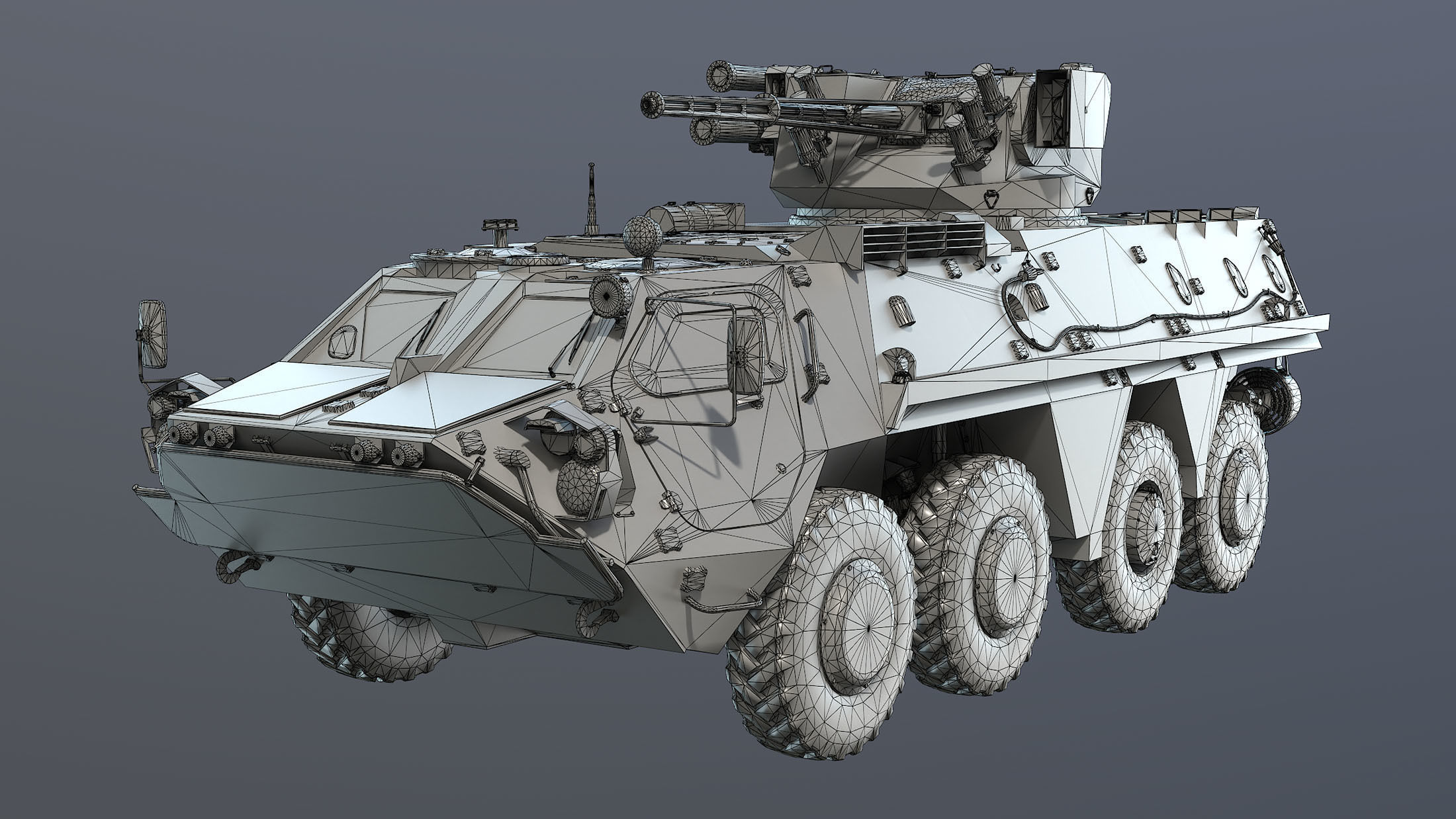 Ukrainian Armored Vehicles Set 3D Model Collection_9