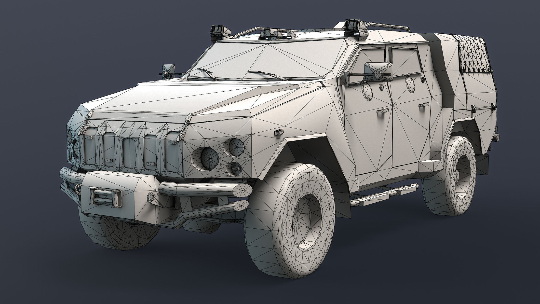 Ukrainian Armored Vehicles Set 3D Model Collection_20