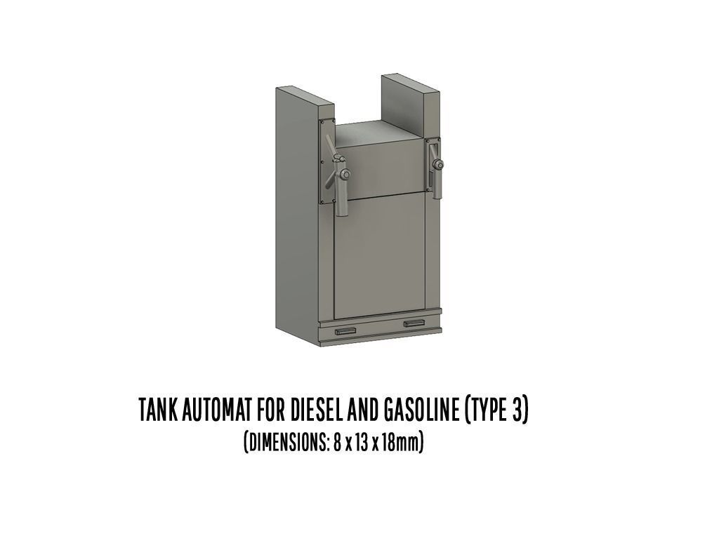 BUILD-0003 Diesel and Sand set H0-scale 3D print model_5