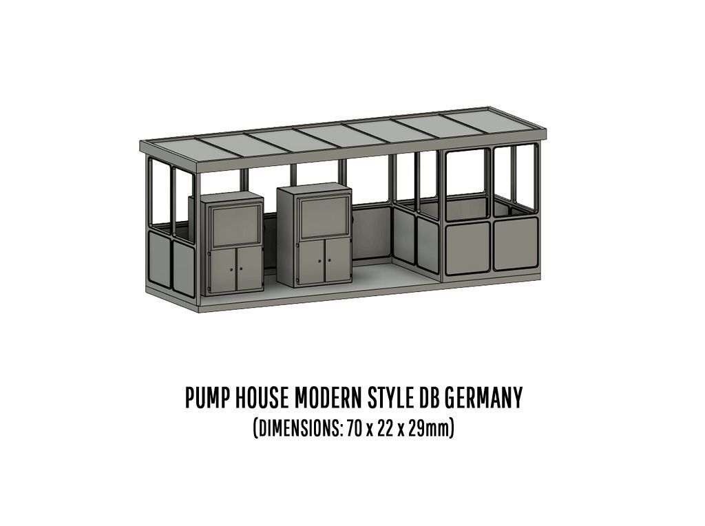 BUILD-0003 Diesel and Sand set H0-scale 3D print model_2