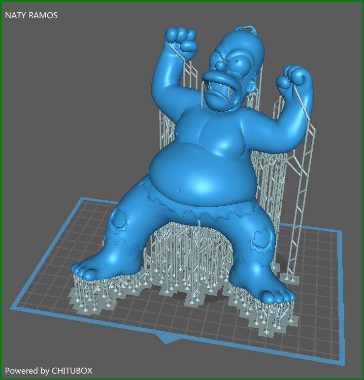 HOMERO HULK 3D print model_3