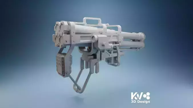 KV-Death Stranding-Quadruple Rocket-Launcher 3D print model