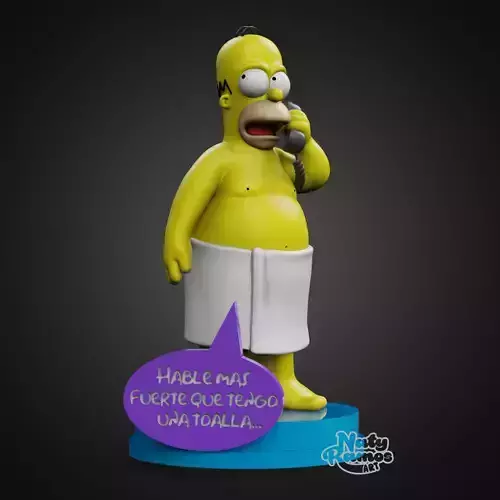 HOMERO SIMPSON TOALLA