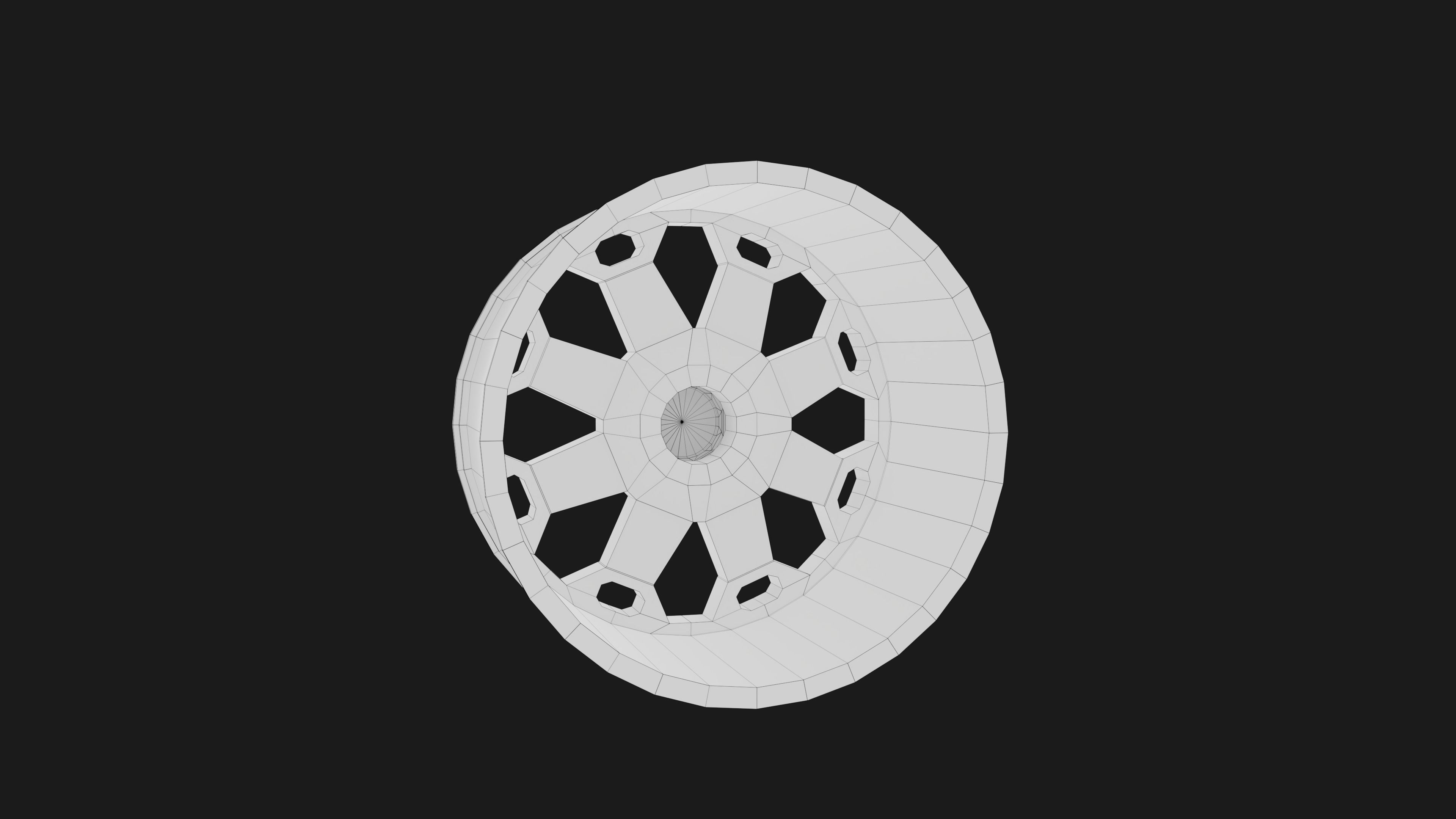Car Rim Free low-poly 3D model_13