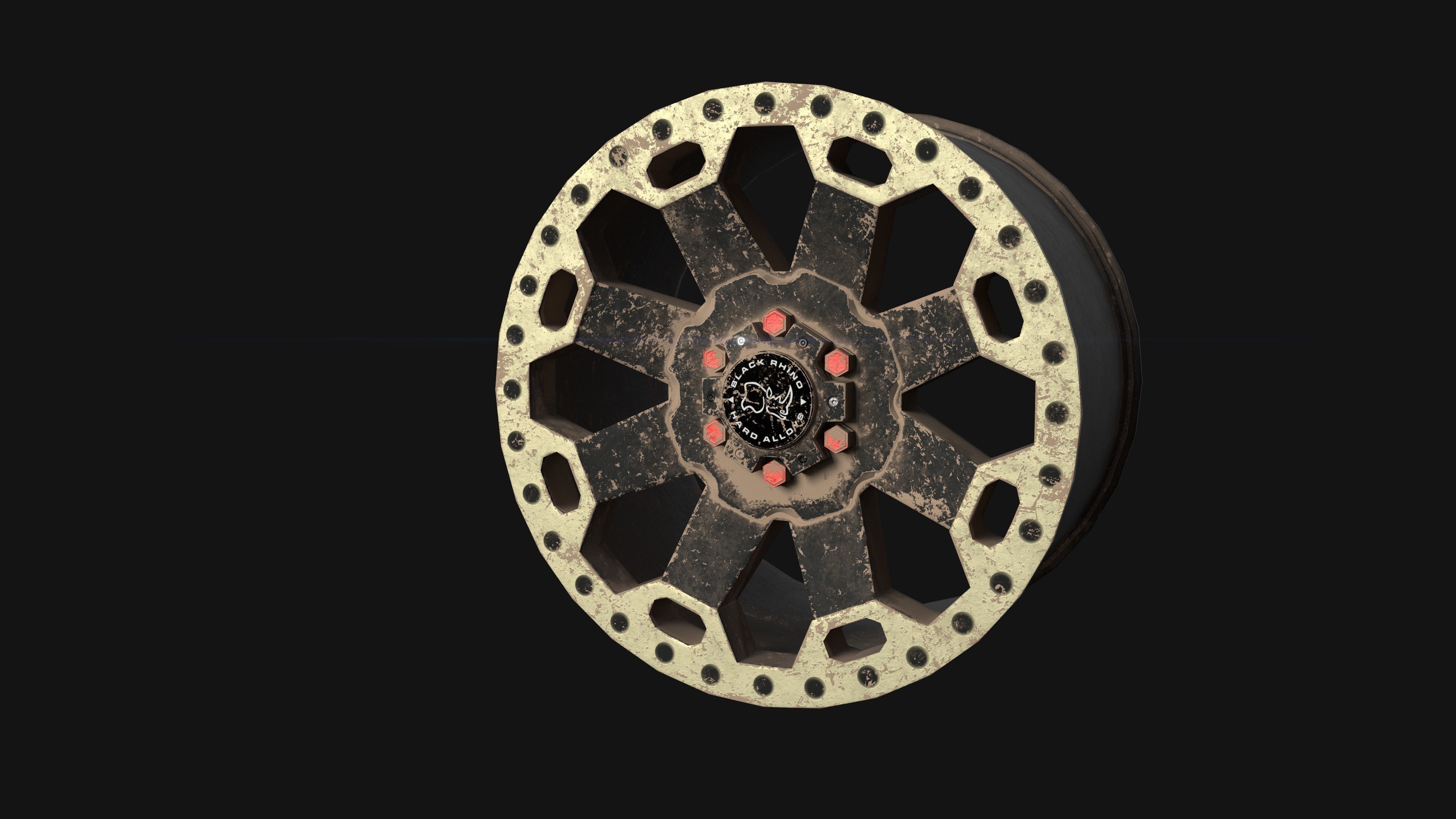 Car Rim Free low-poly 3D model_7