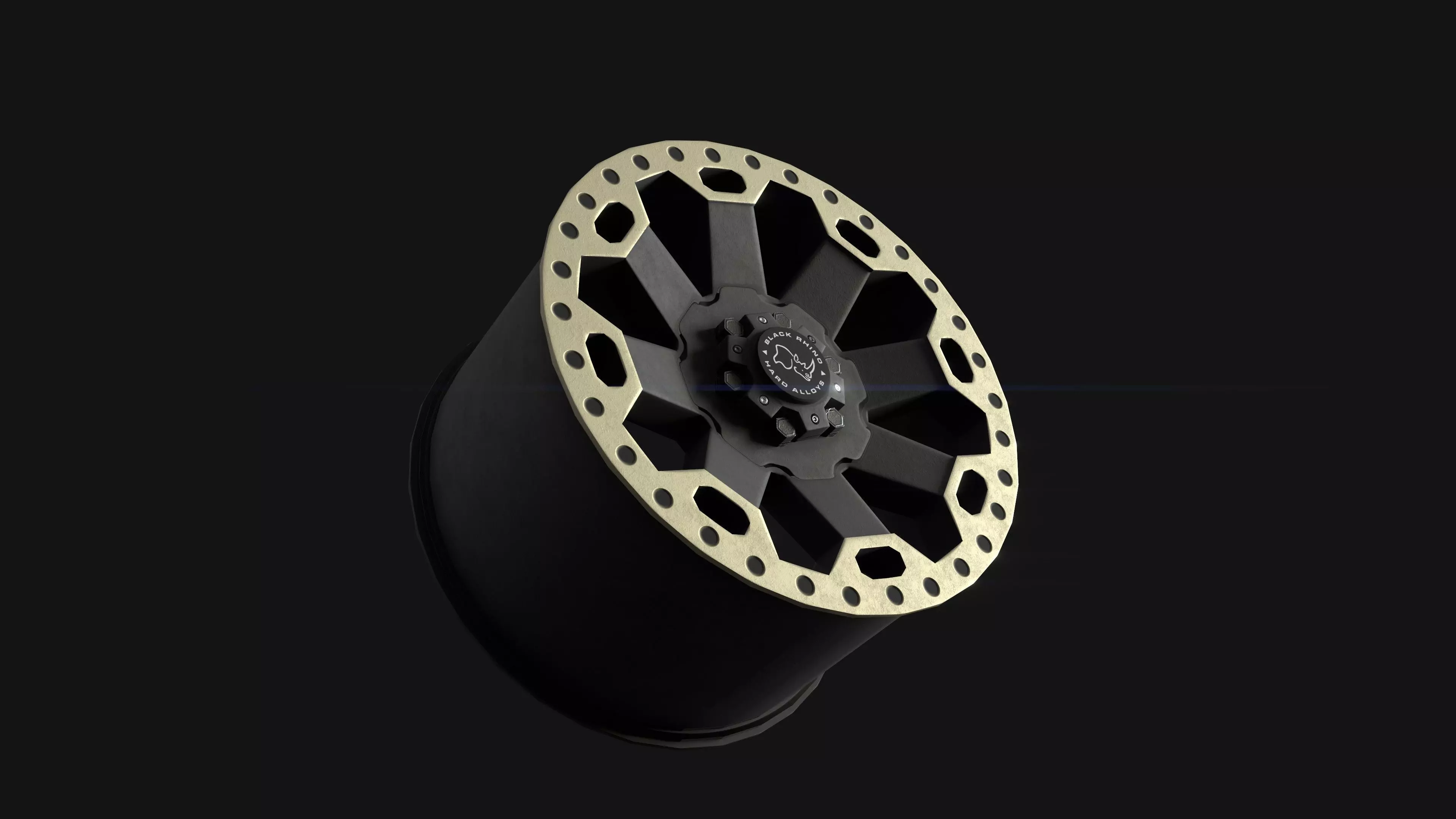 Car Rim Free low-poly 3D model_0