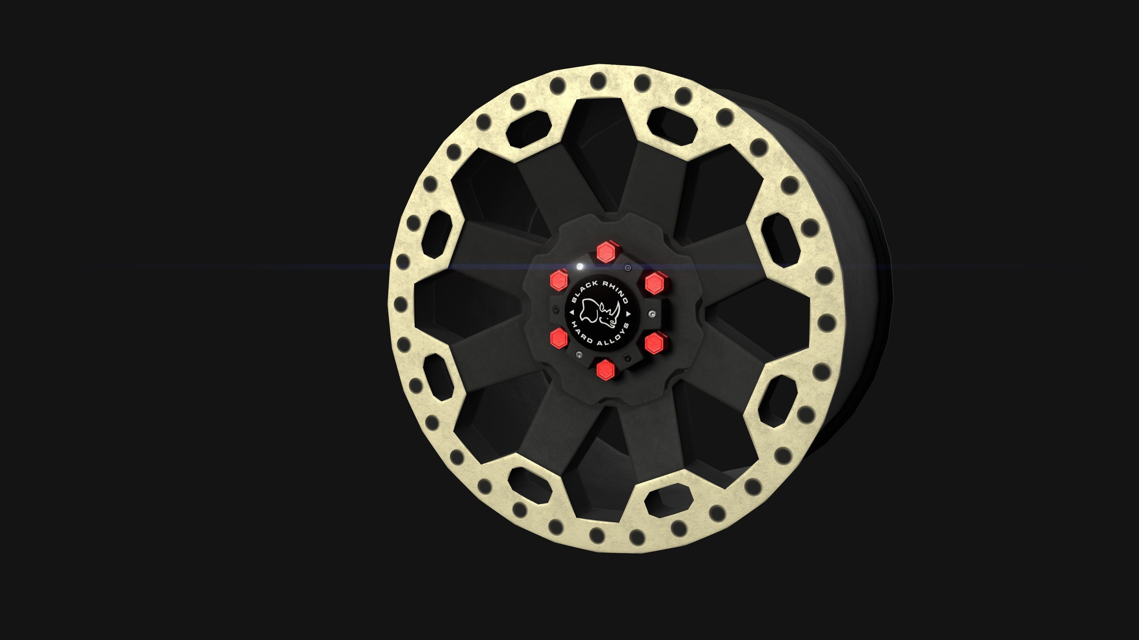 Car Rim Free low-poly 3D model_6
