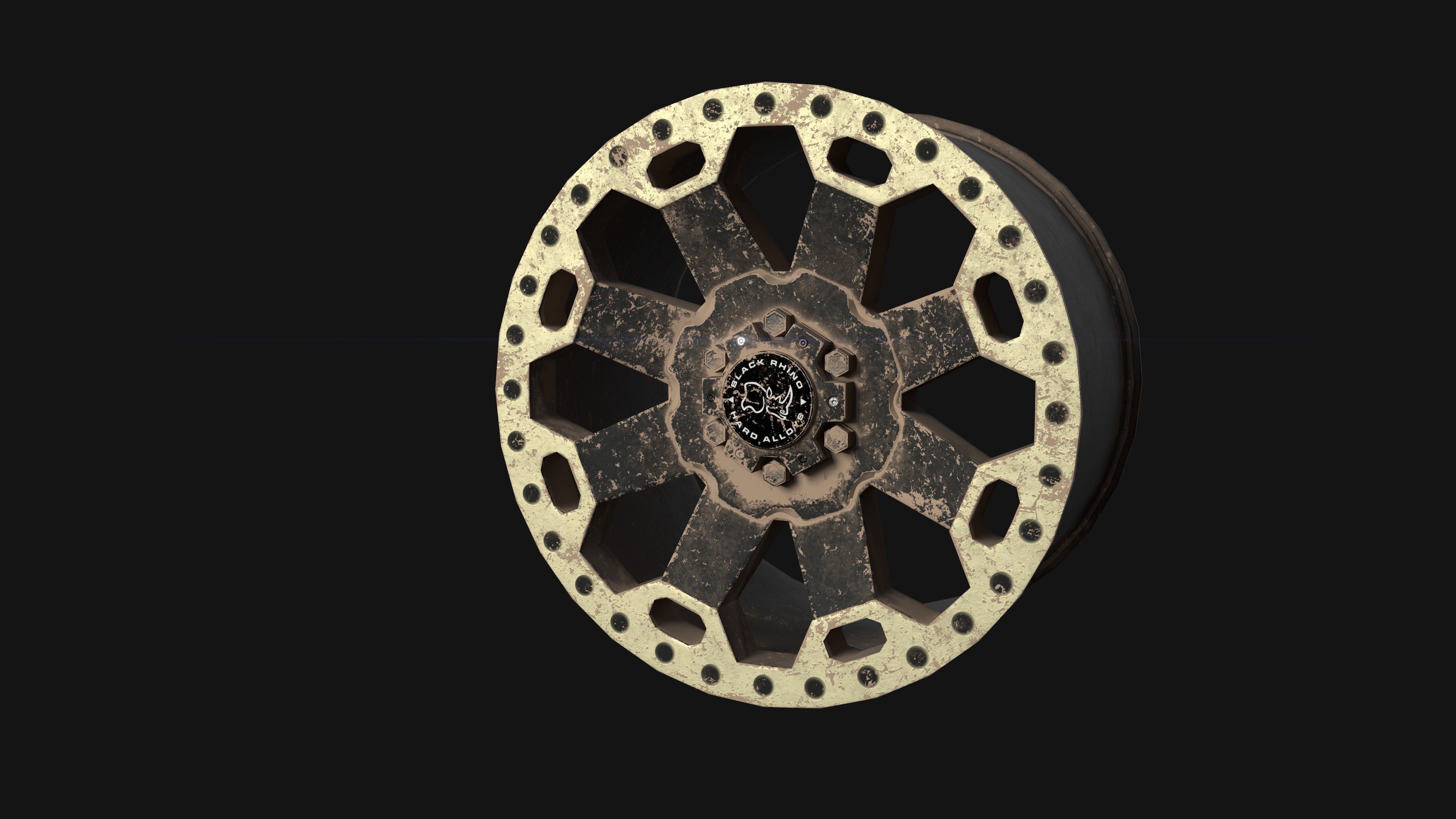 Car Rim Free low-poly 3D model_5
