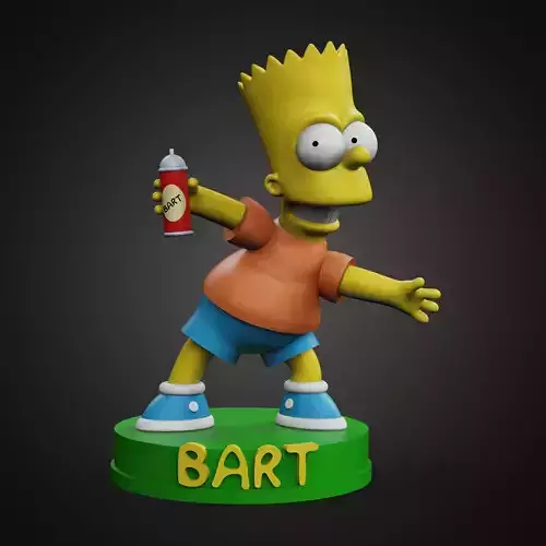 BART SIMPSON 3D print model