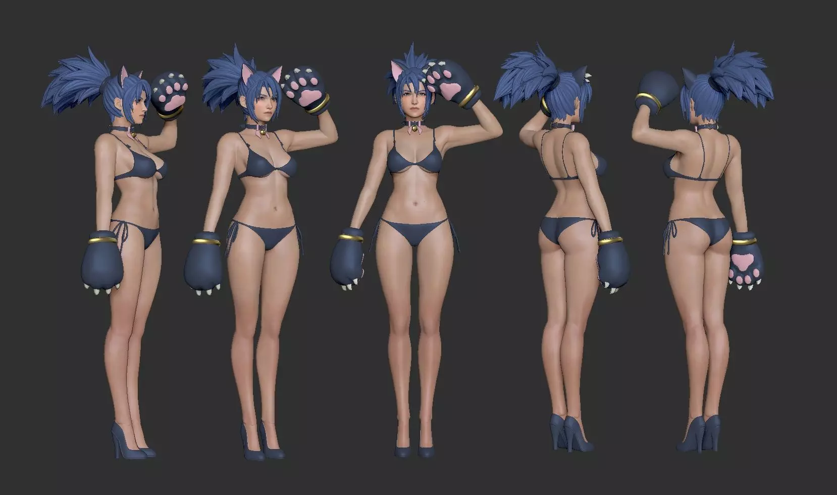 Leona bikini 3D print model_0