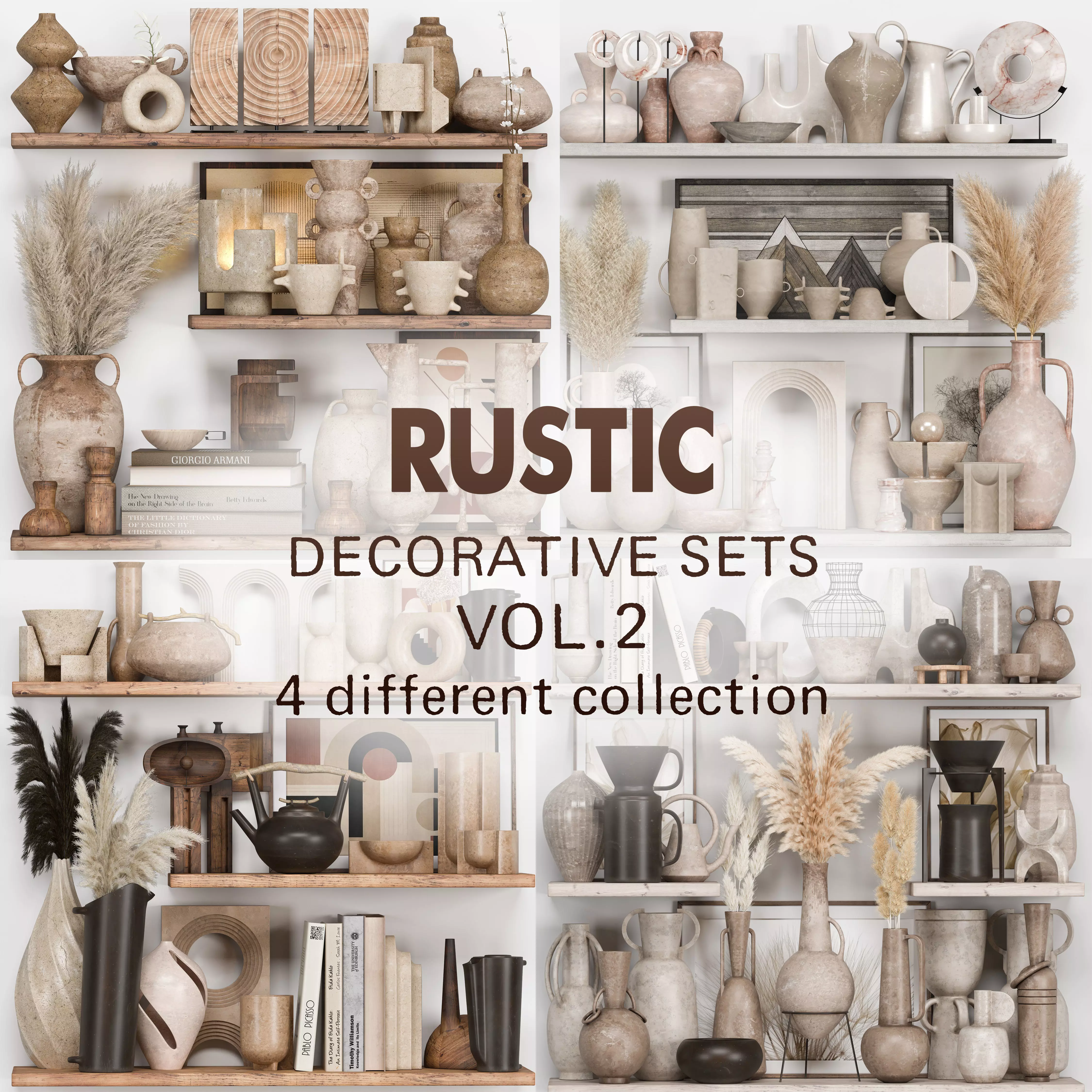 Decorative Set Rustic style - collection 02 _0