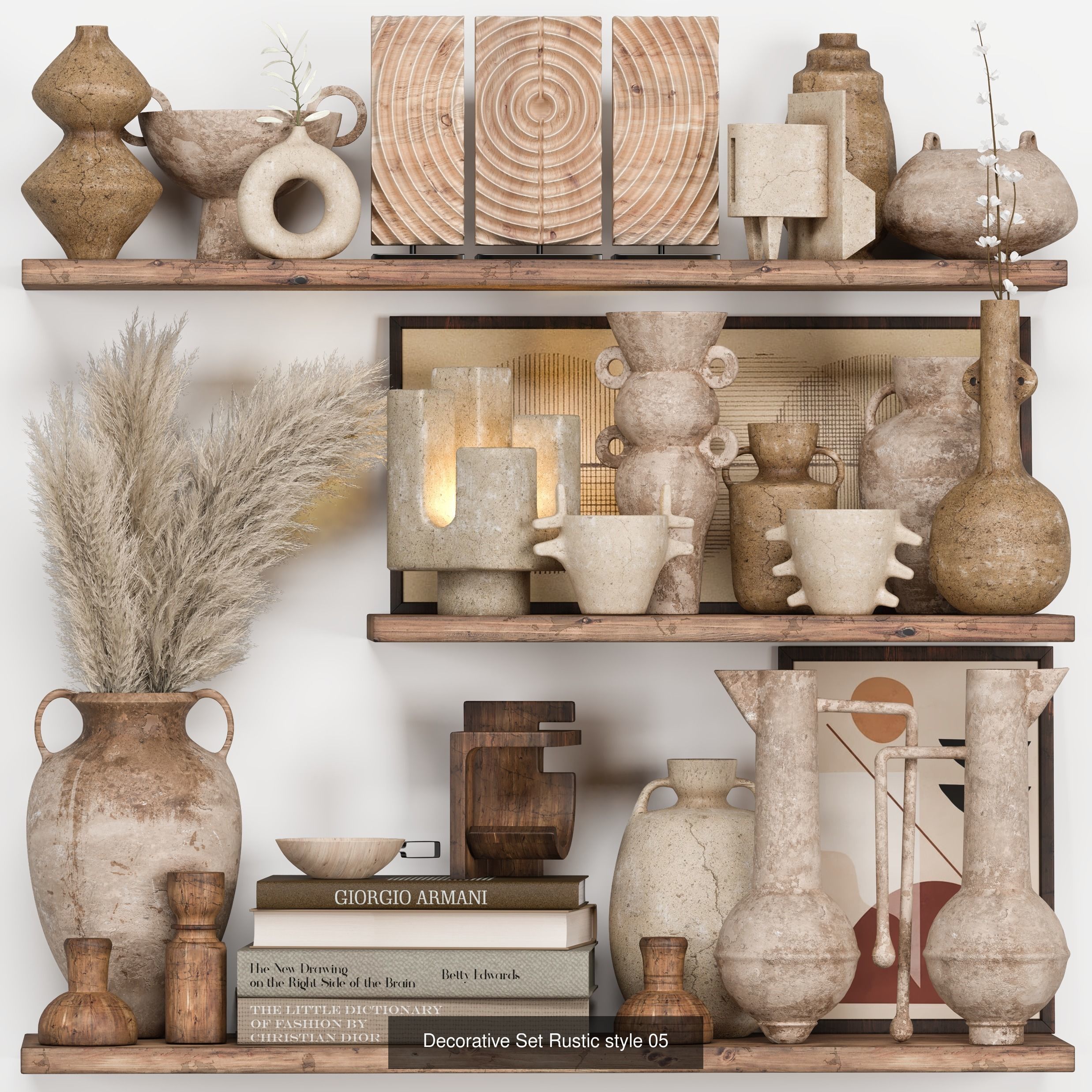 Decorative Set Rustic style - collection 02 _2