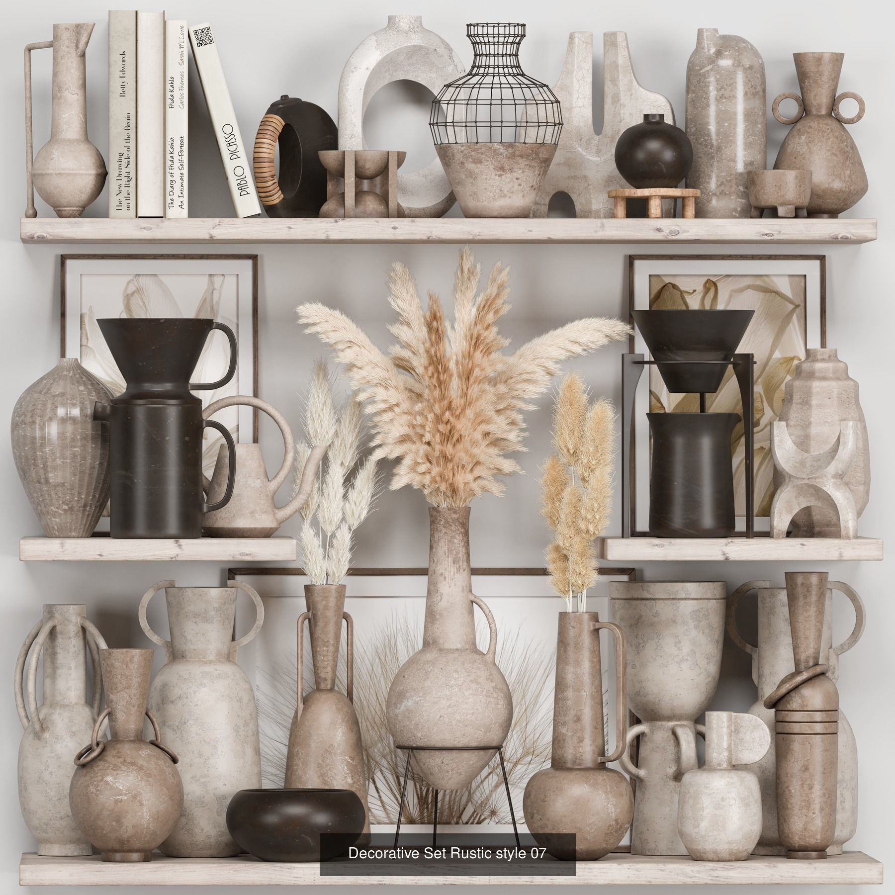 Decorative Set Rustic style - collection 02 _4