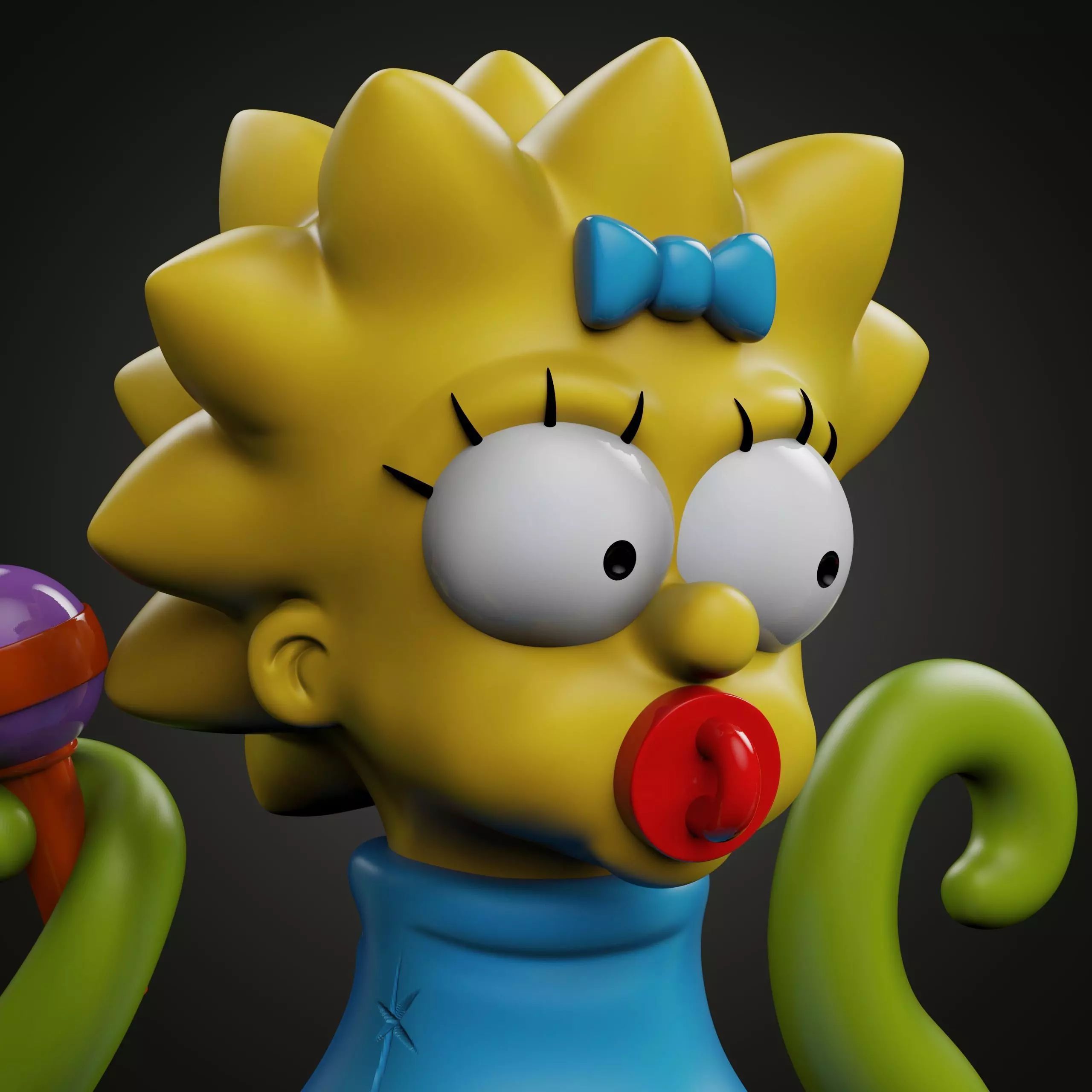 MAGGIE ALIEN BUENA 3D print model_2