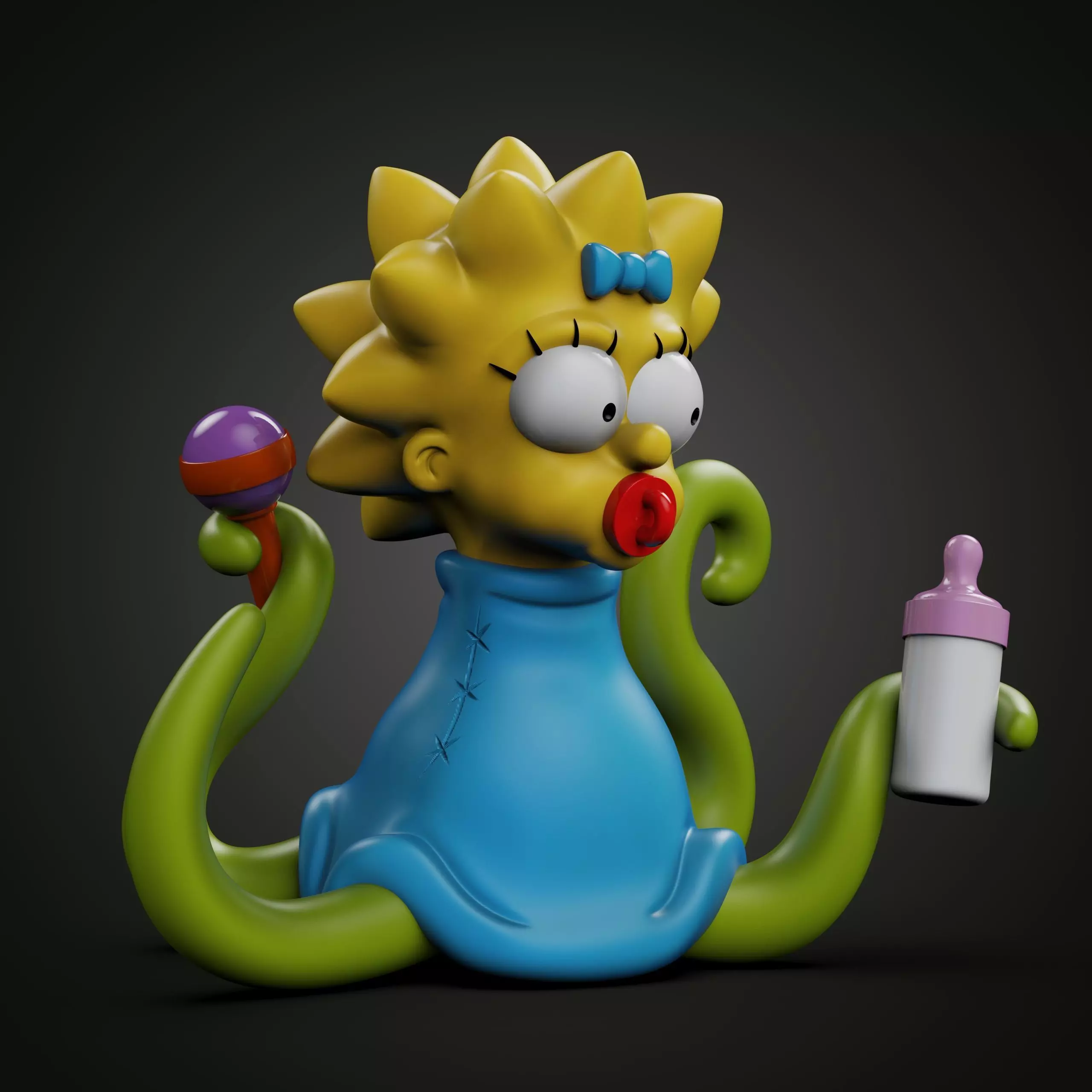 MAGGIE ALIEN BUENA 3D print model_1