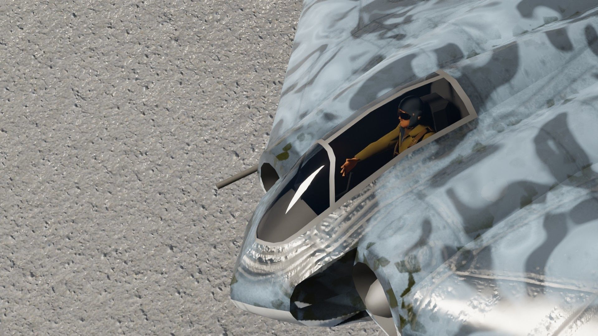 Horten Ho 229 Low-poly 3D model_15