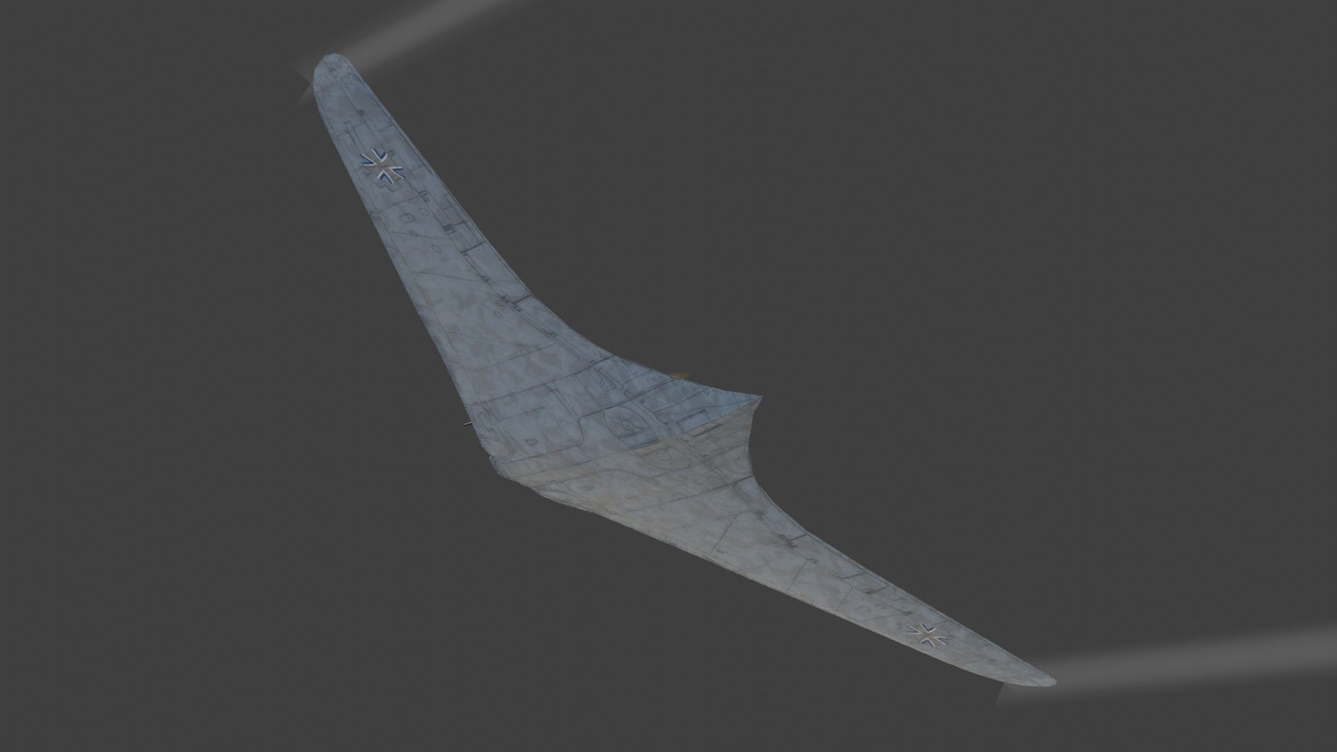 Horten Ho 229 Low-poly 3D model_12