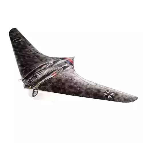 Horten Ho 229 Low-poly 3D model Horten Ho 229 Low-poly 3D model
