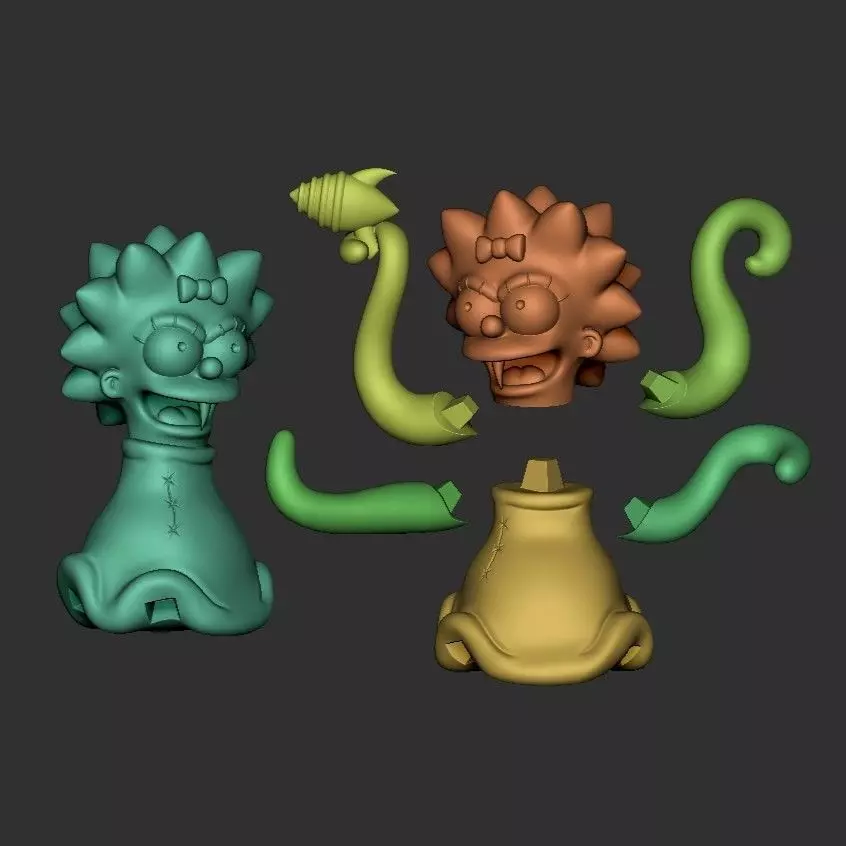 MAGGIE ALIEN MALA 3D print model_5