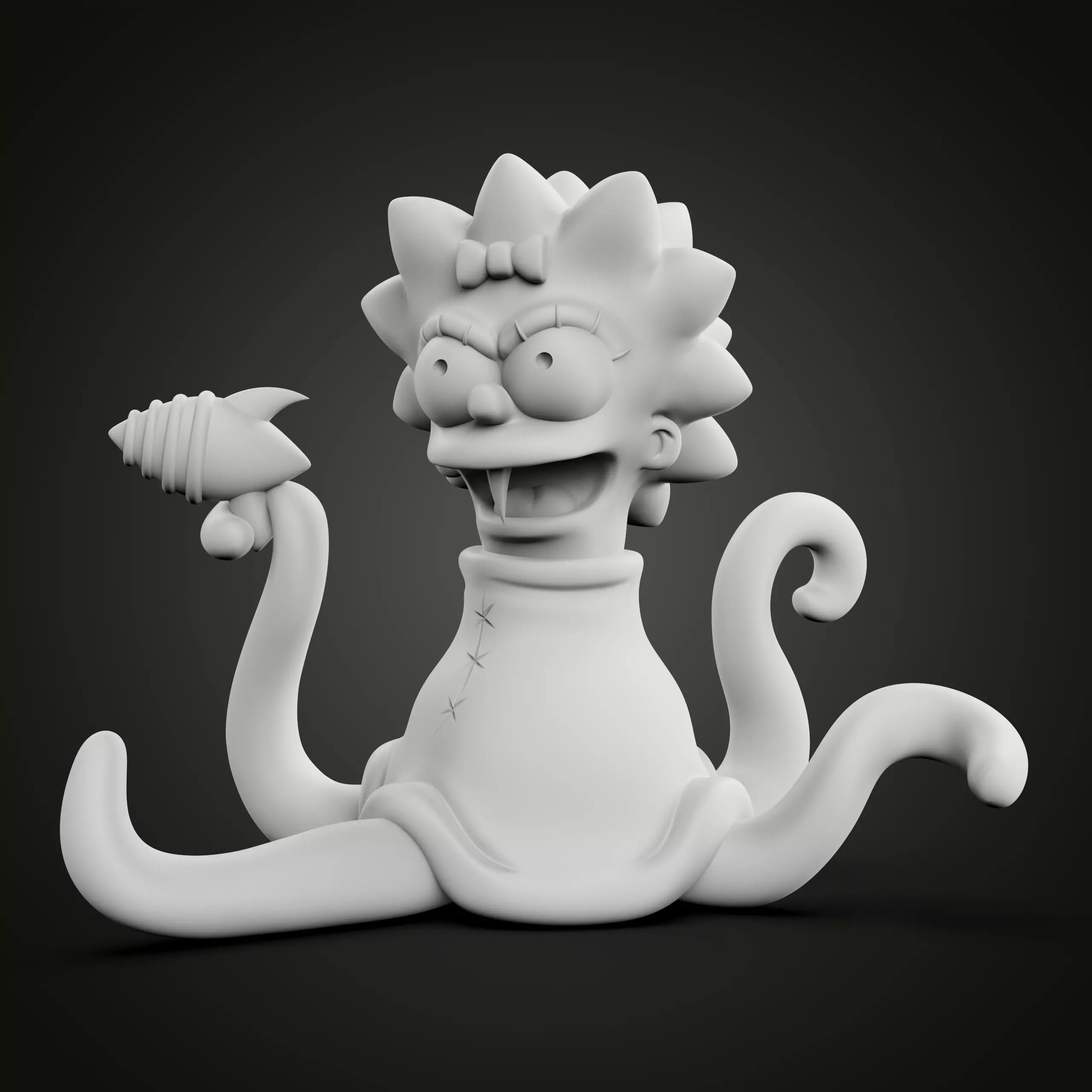 MAGGIE ALIEN MALA 3D print model_3
