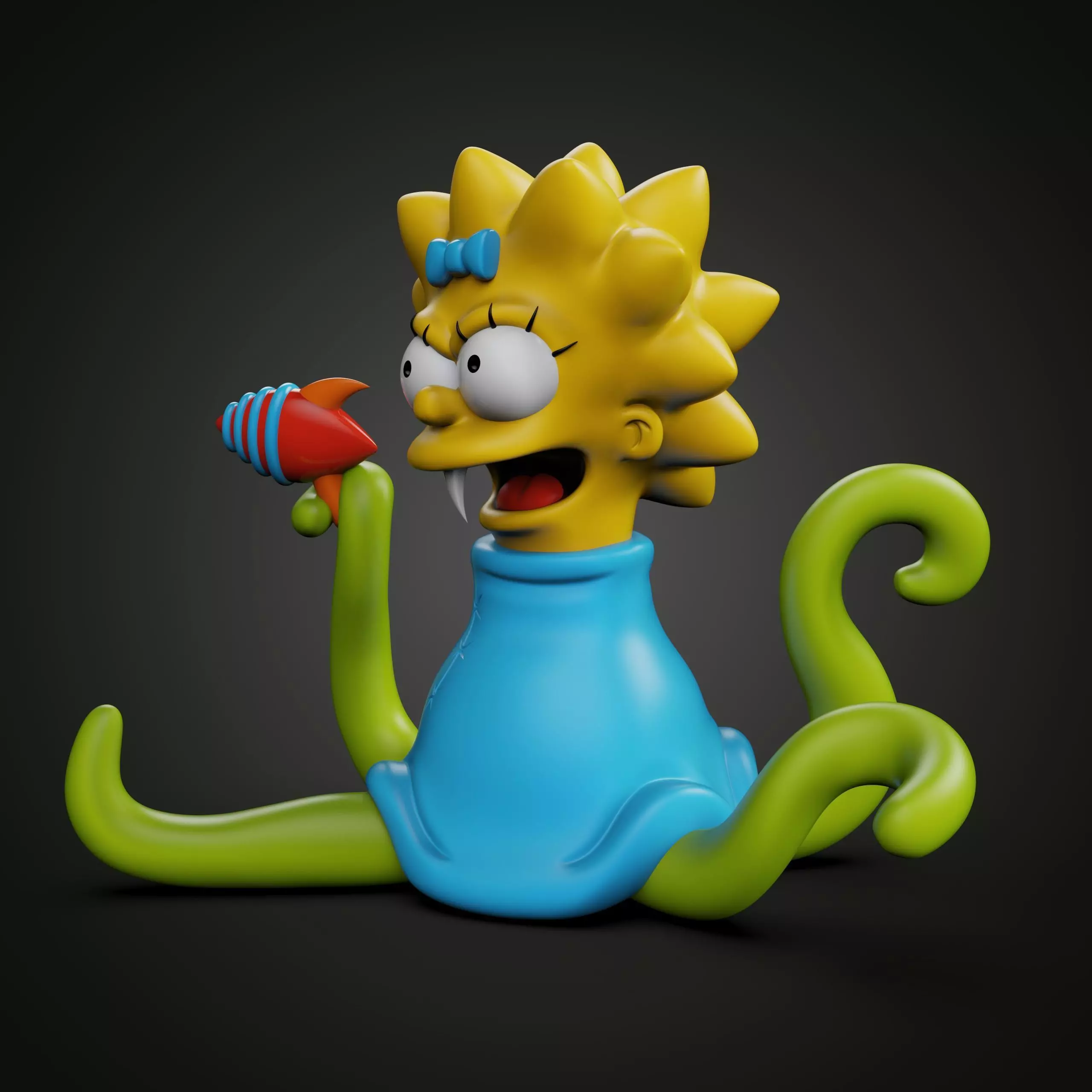 MAGGIE ALIEN MALA 3D print model_2
