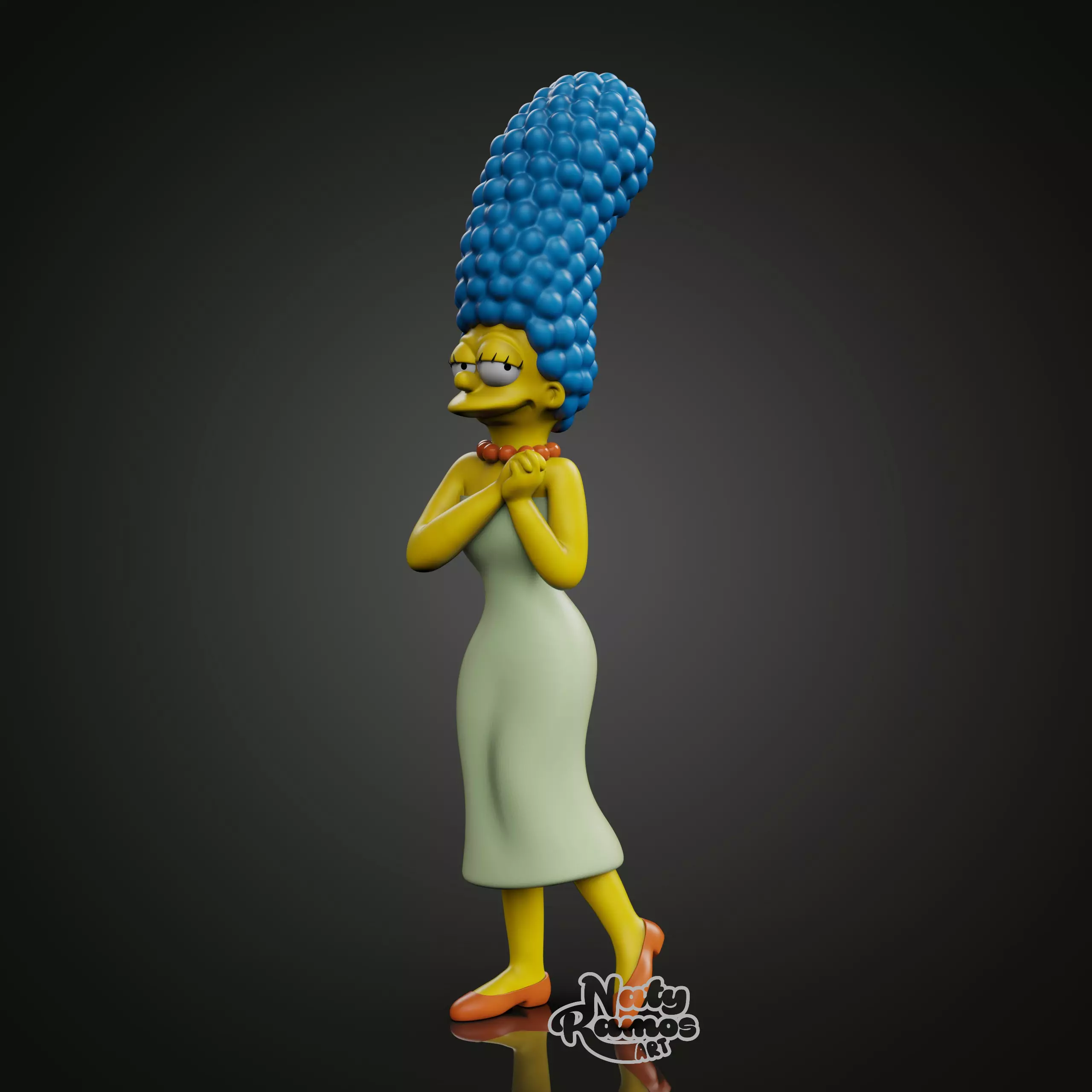 MARGE SIMPSON 3D print model