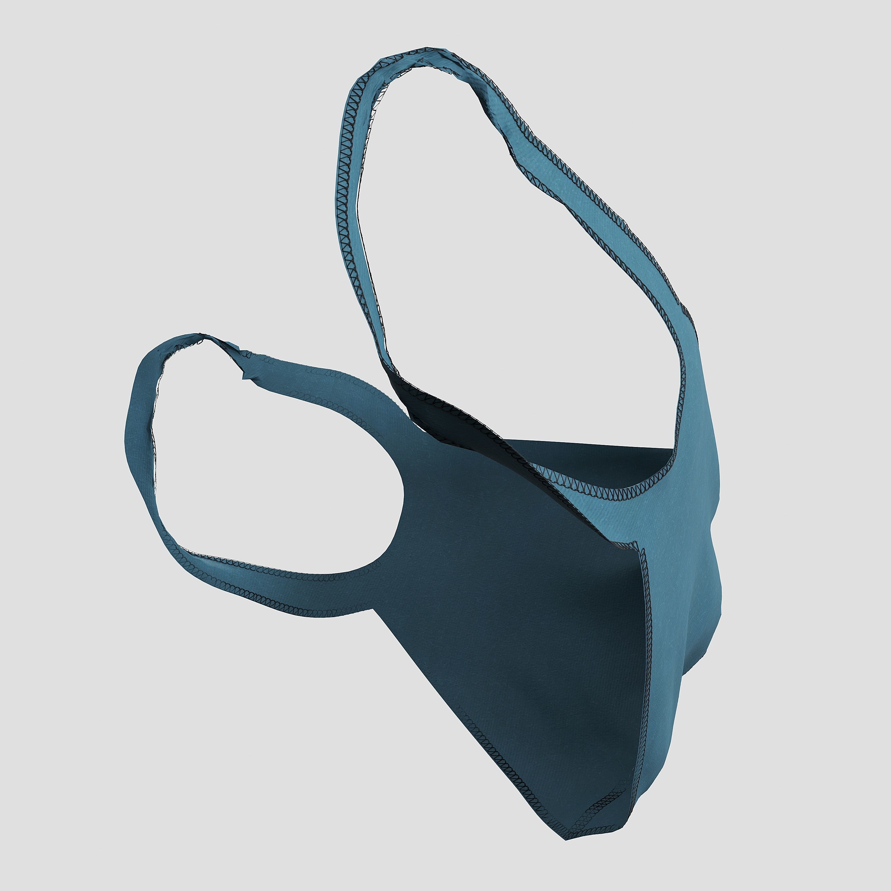 Face mask protection 3D model 3D model_3