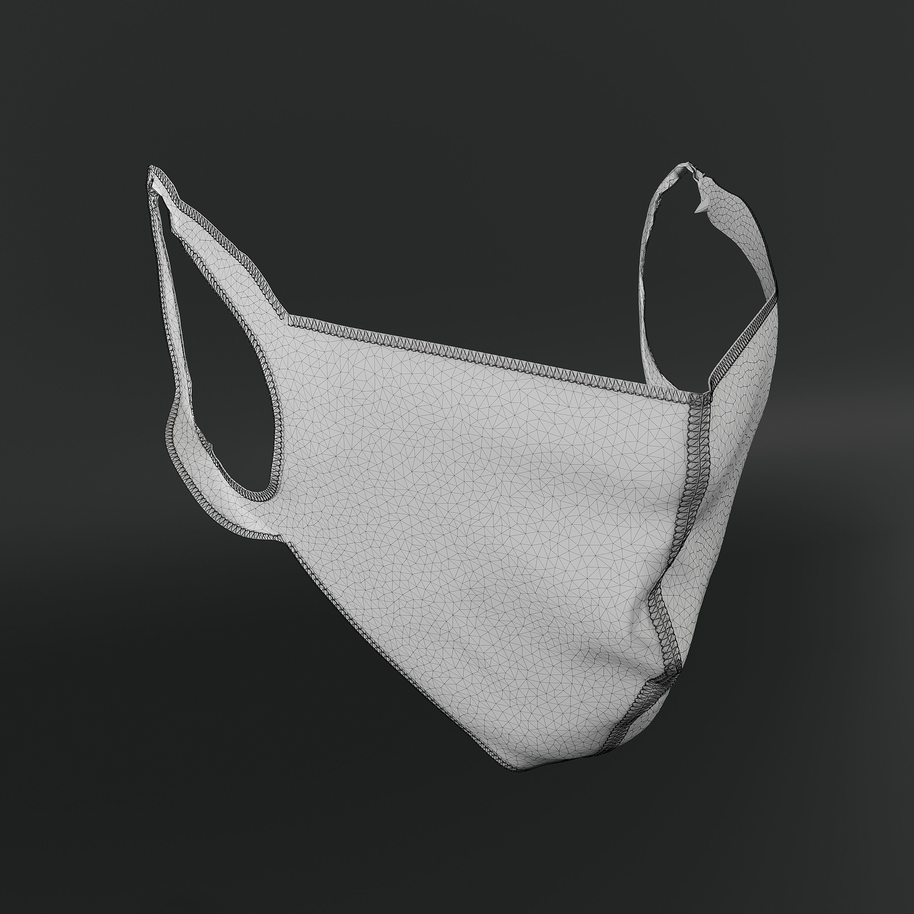 Face mask protection 3D model 3D model_8