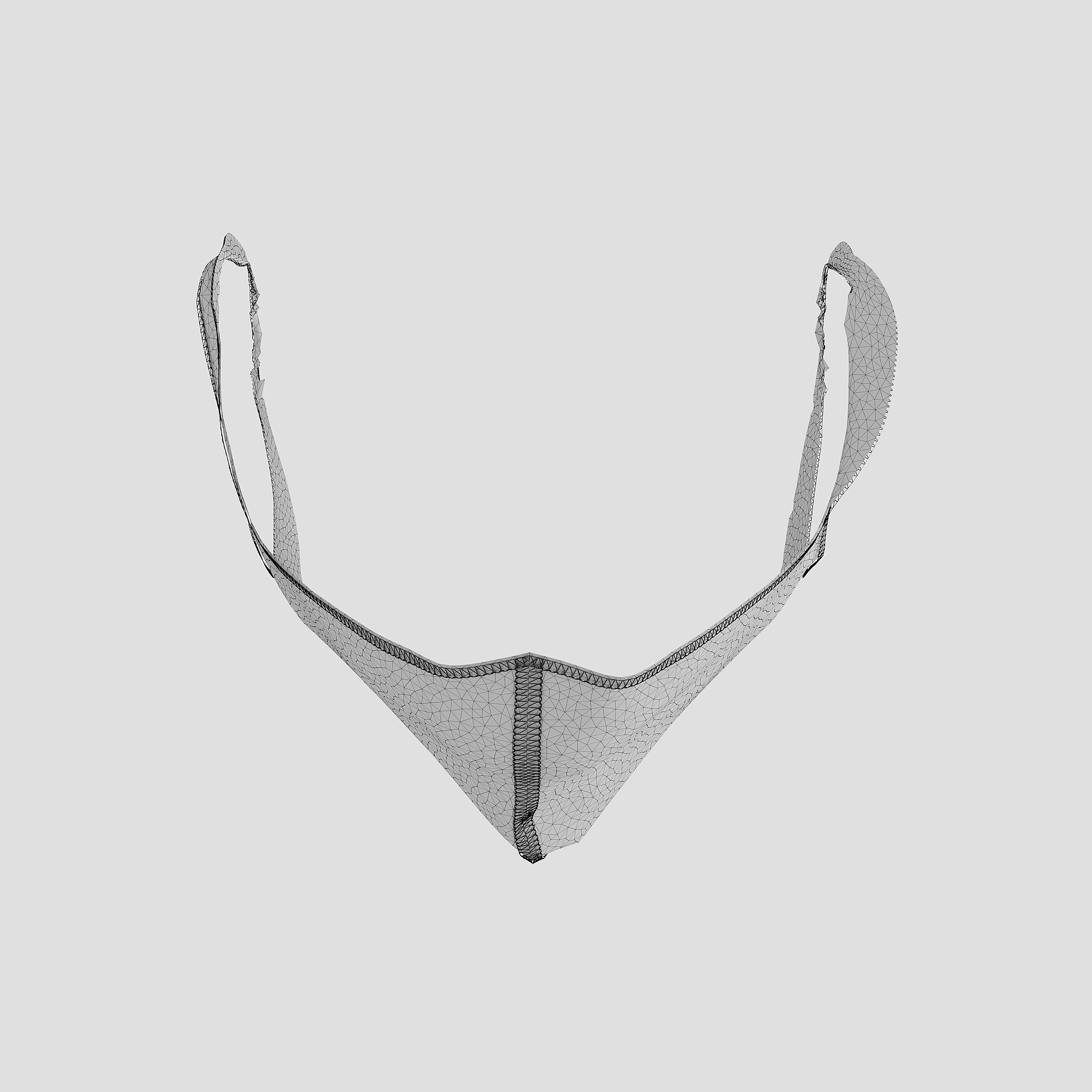 Face mask protection 3D model 3D model_11