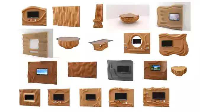 Parametric Models Pack 3D Model Collection-20 design 