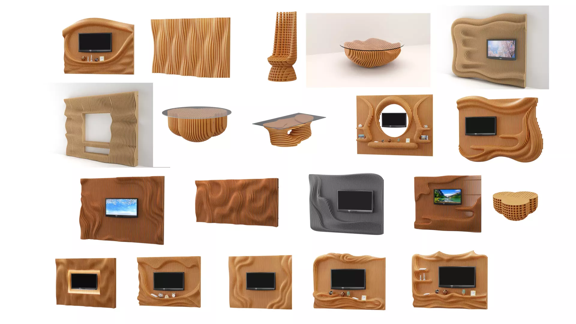 Parametric Models Pack 3D Model Collection-20 design _0