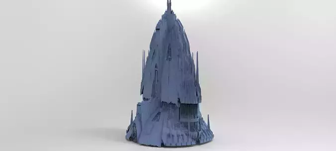 Sci-Fi Shuttle launcher moon base city Top 4