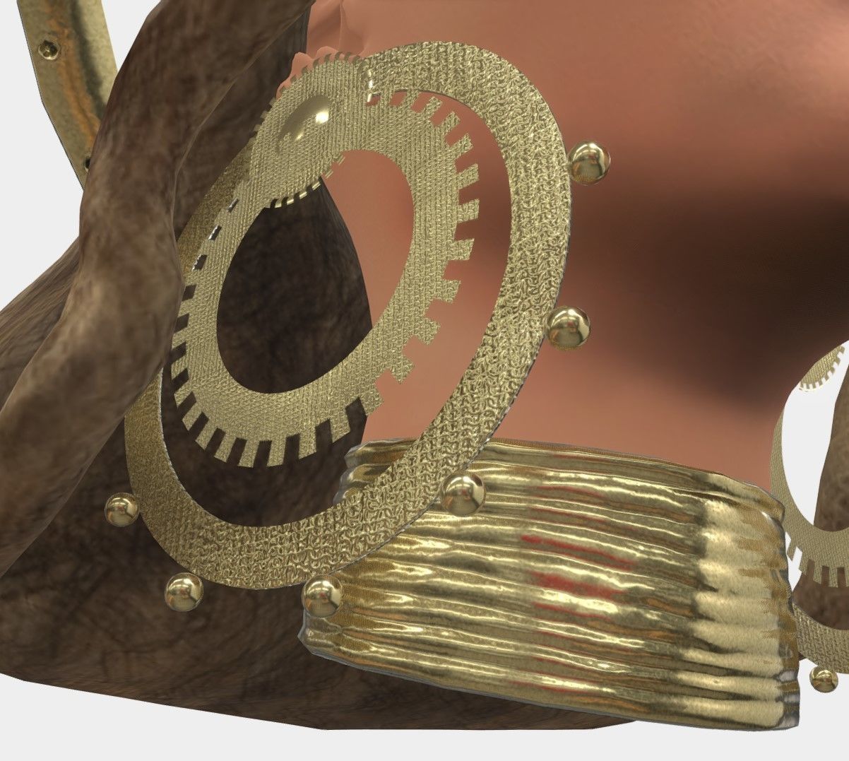 Beyonce Low-poly 3D model_3