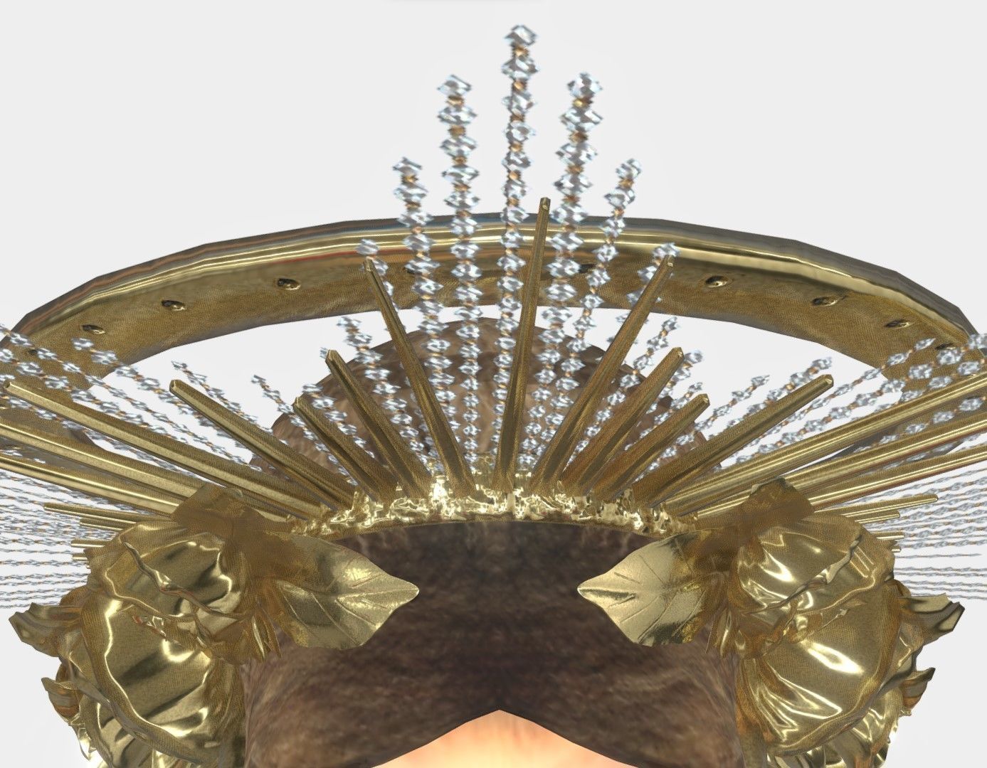 Beyonce Low-poly 3D model_4