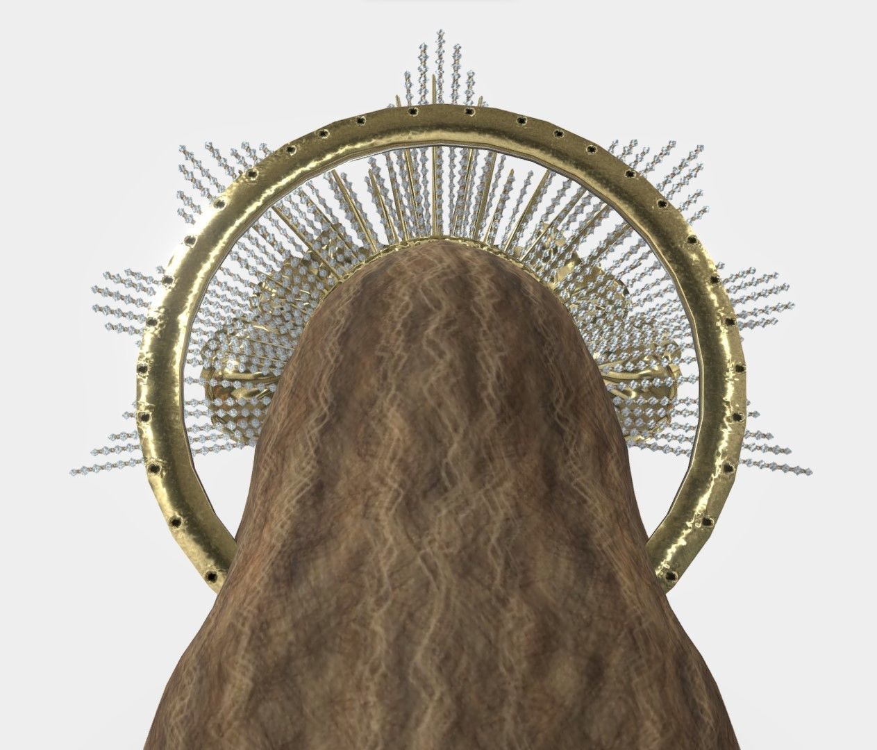 Beyonce Low-poly 3D model_7