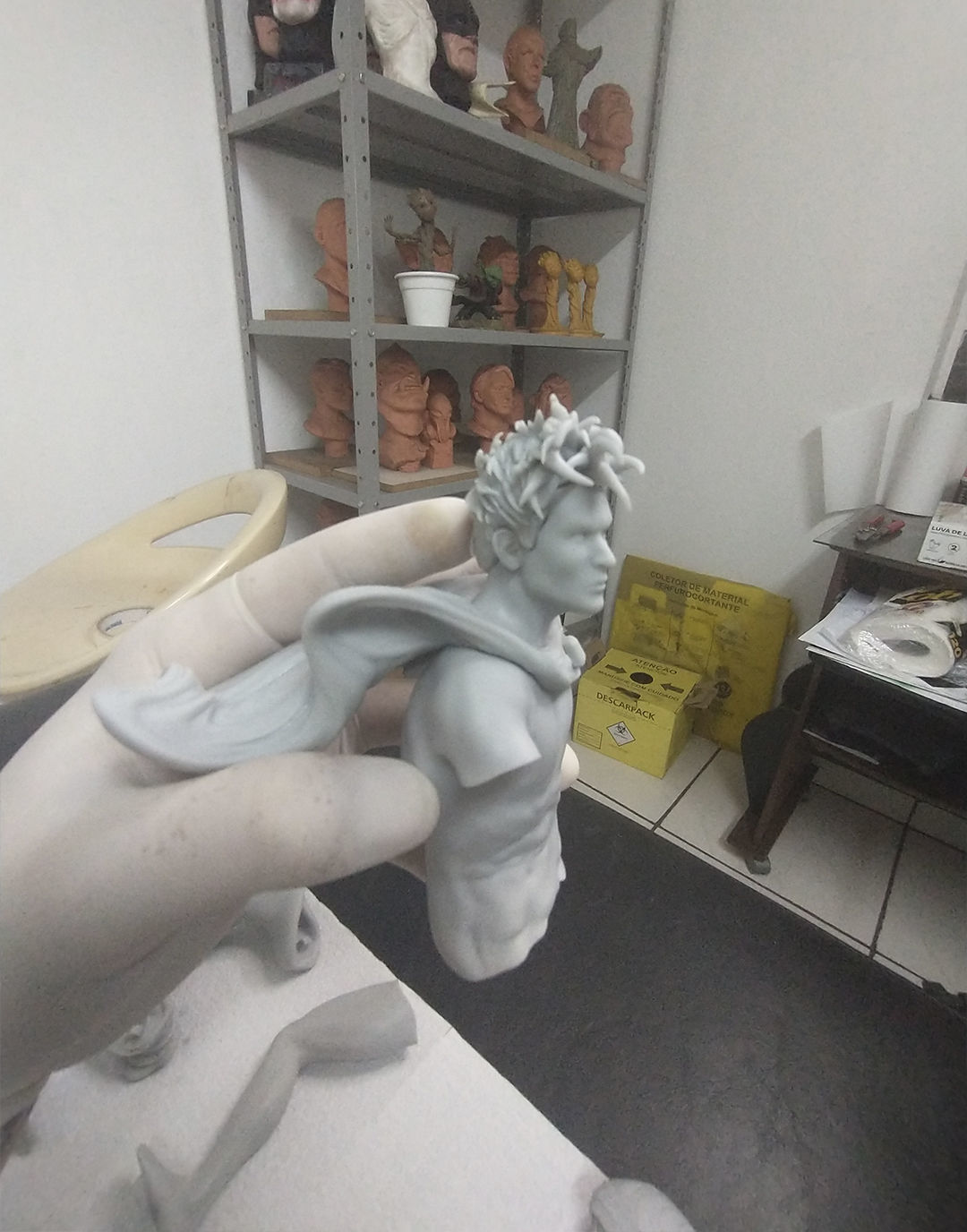 Sandman statue of demon 3D print model_19