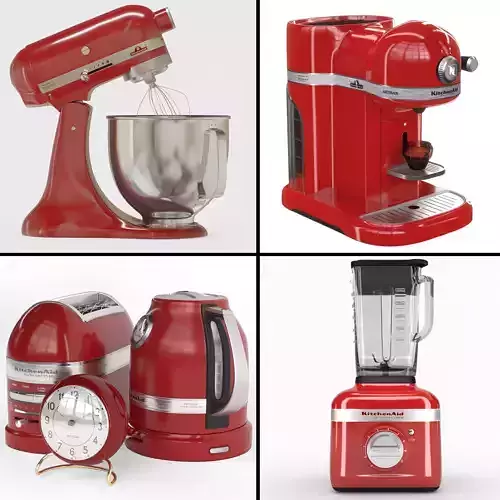 kitchenaid appliances bundle 3D model