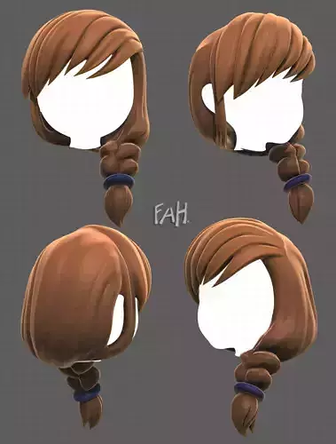 Base Hair for girl V30