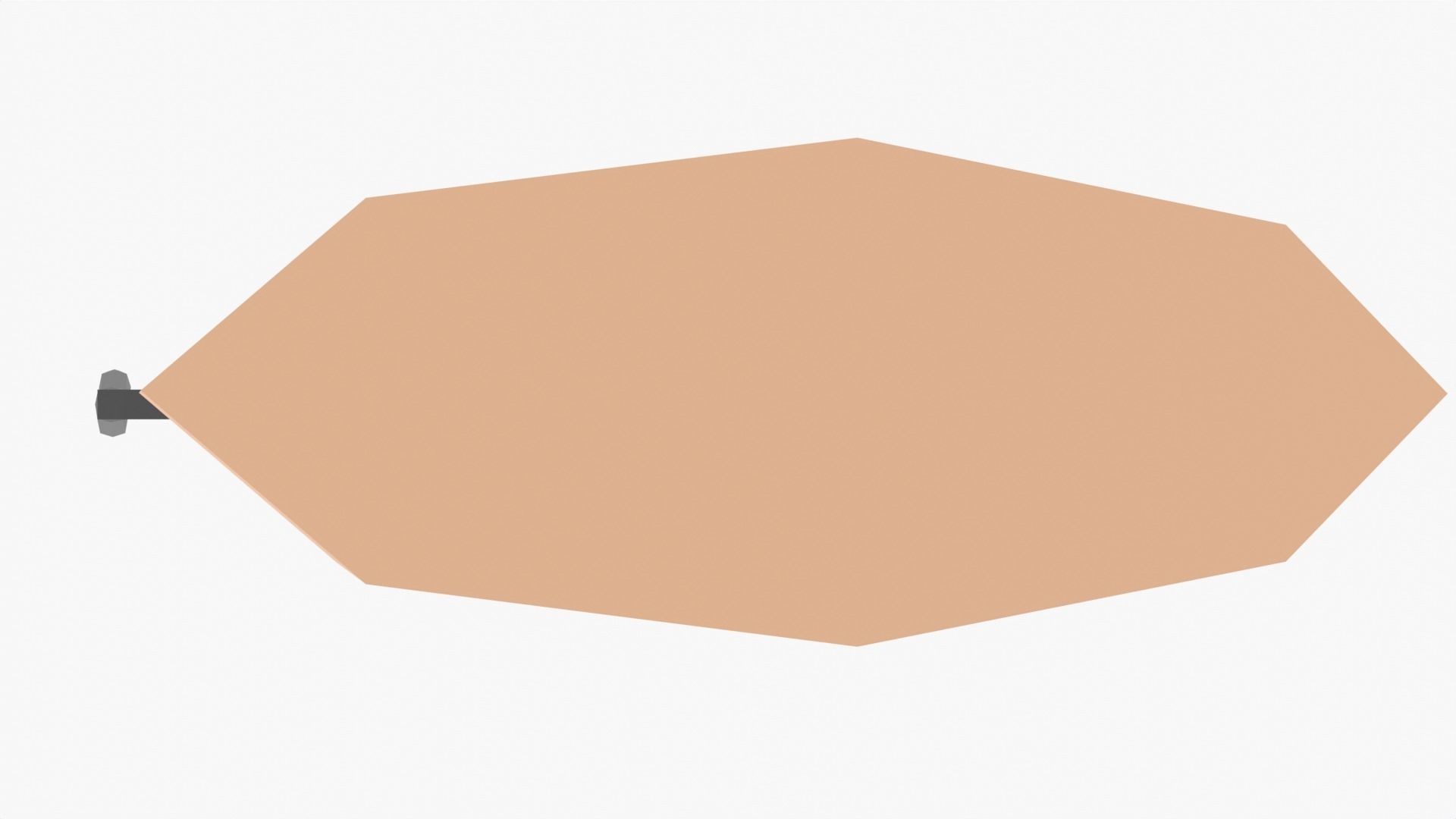 Garden Fork Low-poly 3D model_4