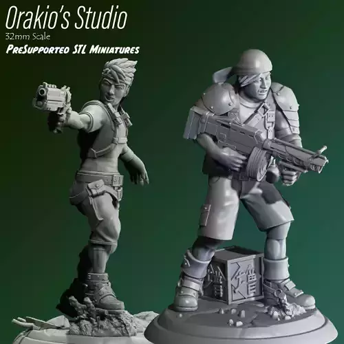 Bedge and Wiggs 3D print model