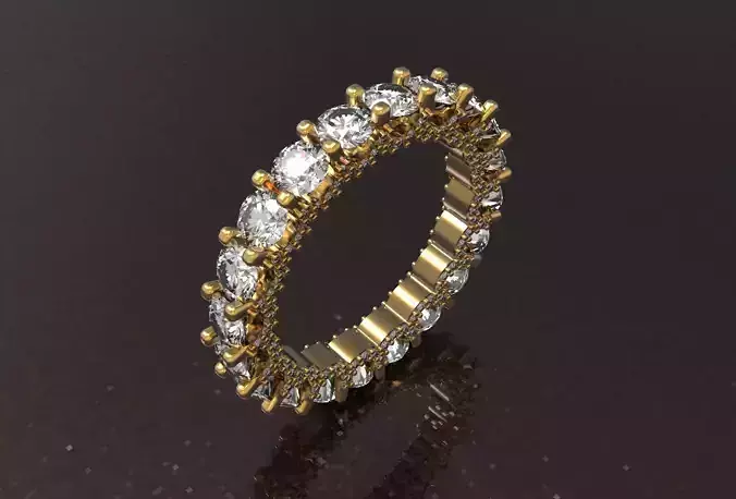 Engagment Ring With Diamonds