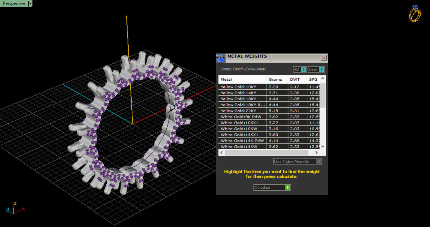 Engagment Ring With Diamonds 3D print model_19