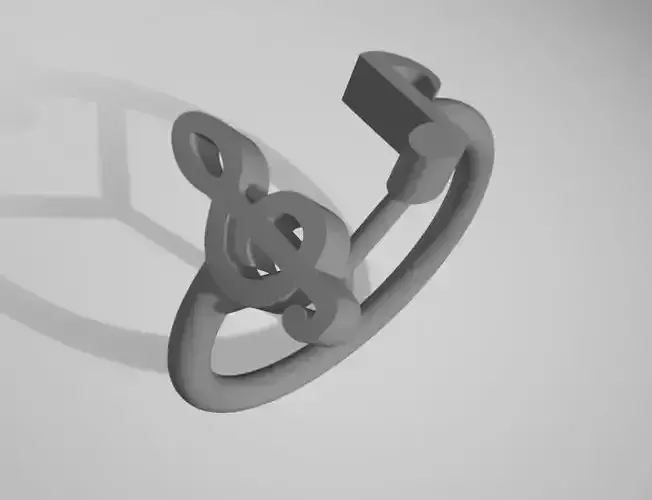 Music Note RING - NO DIAMONDS