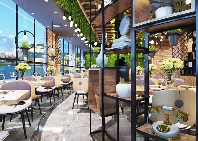 Modern Garden Restaurant