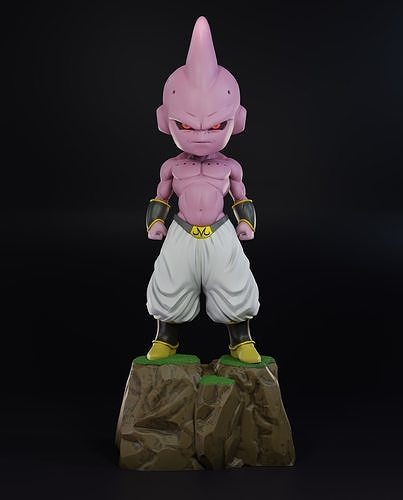 Kid Buu 3D model 3D printable | CGTrader