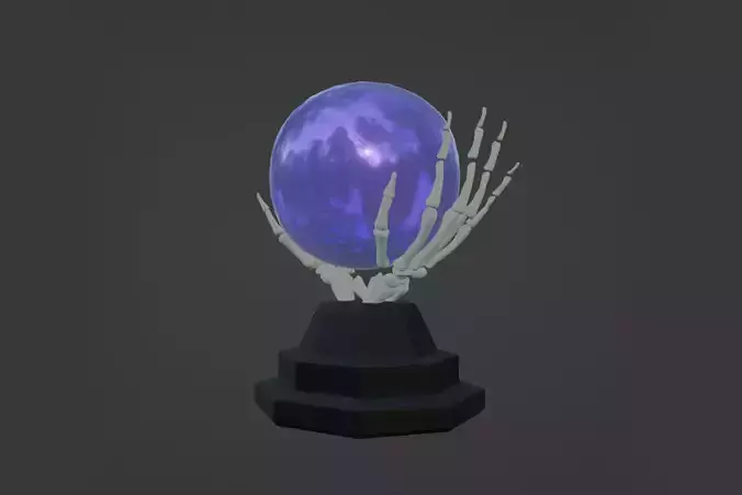 Witchball  3DMODEL  part of the Halloween package  Free 3D model