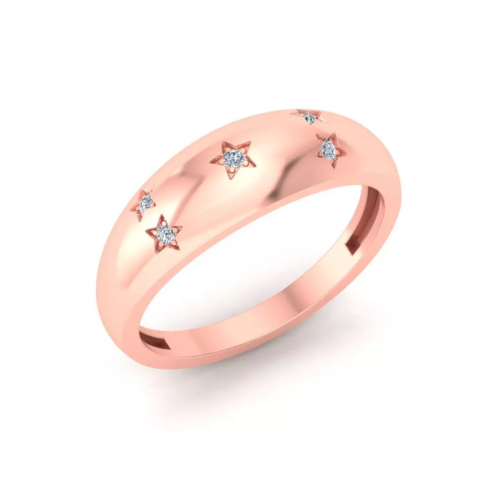 Earring Pendants And Ring Printable Model 3D print model 3D print model_0