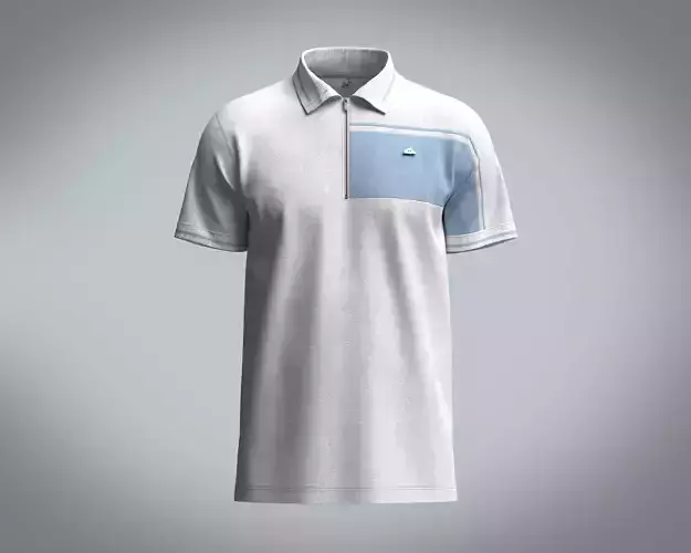 Polo Shirt With Zipper