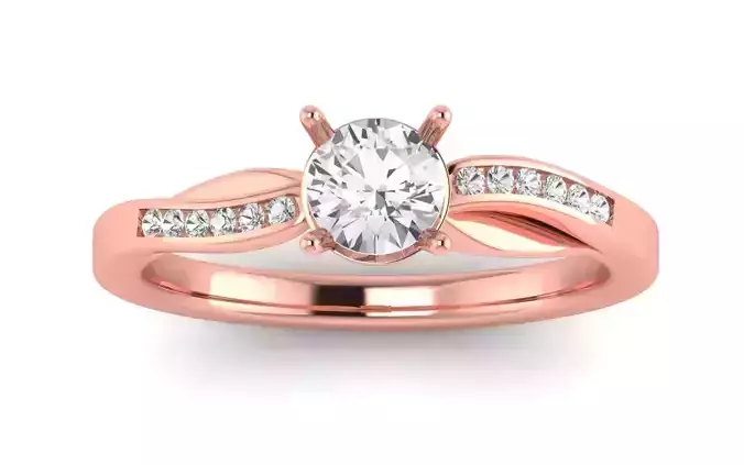 Solitaire Wedding Engagement Women Ring new Arrival Ring 3D print model