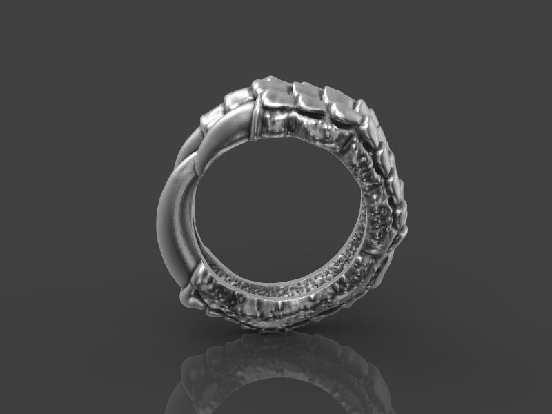 Crows foot ring 3d model for 3d printing 3D print model 3D print model_2